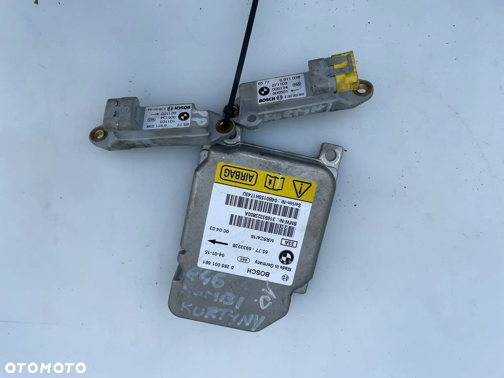 SENSOR I CZUJNIKI AIRBAG BMW E46 0285001681 6911038 - 1