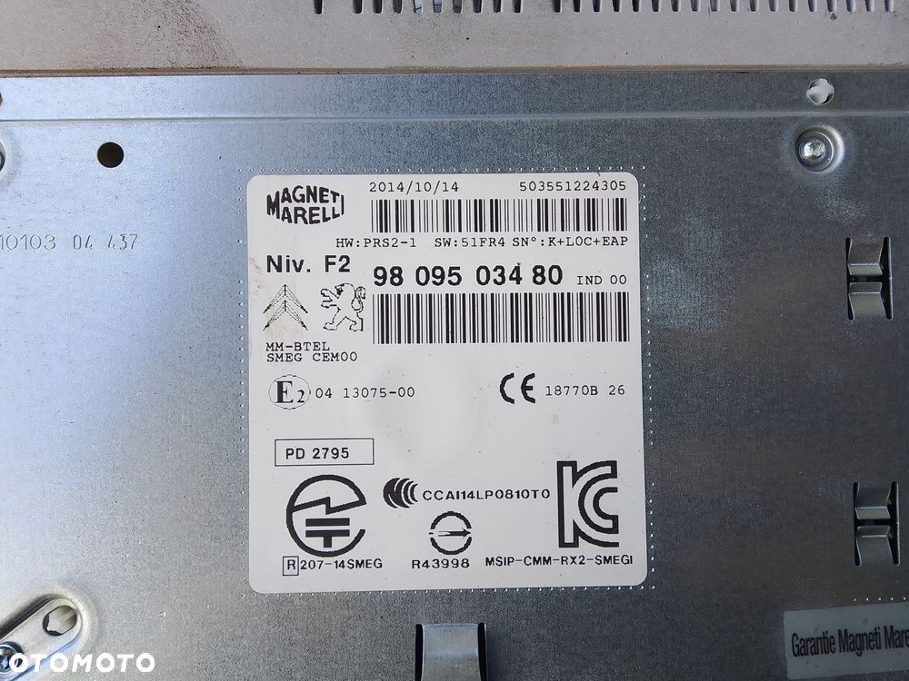 radio peugeot 2008 9809503480 - 3
