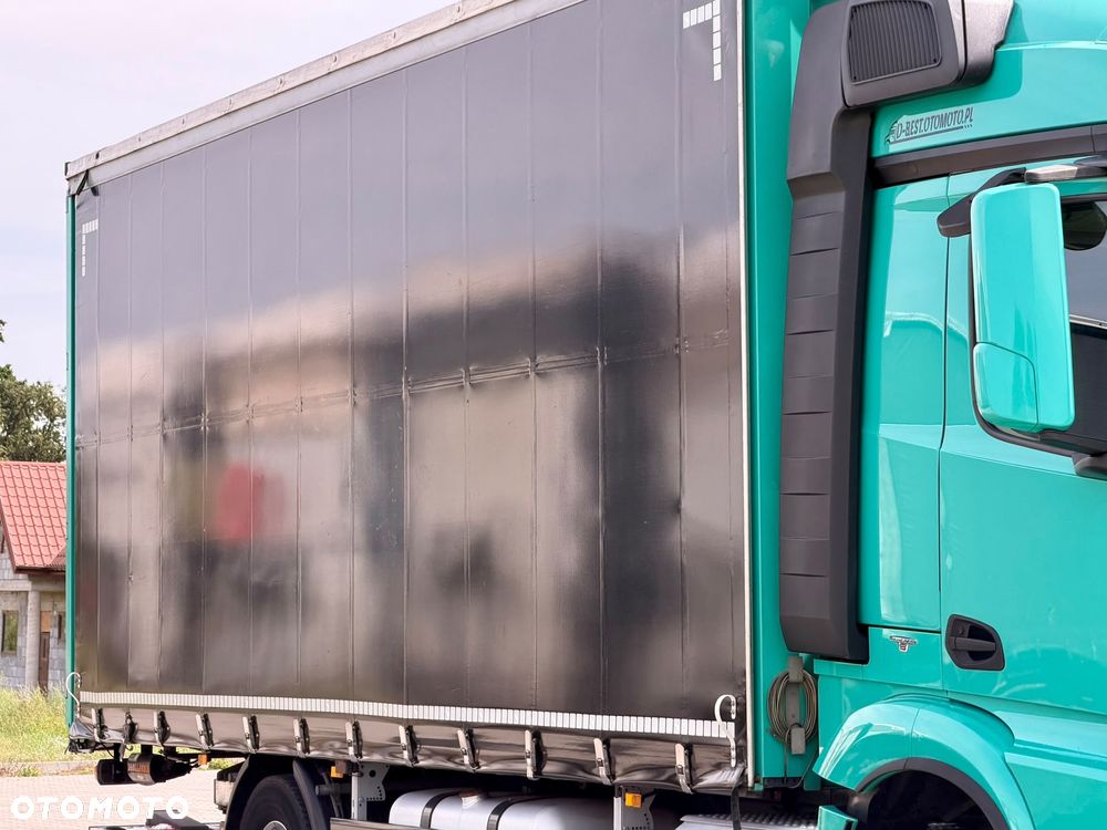 Mercedes-Benz ACTROS 1845 / FIRANKA / WINDA / 18 EUROPALET / ALUSY / 8 000 KG ŁADOWNOŚCI / 2018 ROK / SPROWADZONY / AUTOMAT / SYPIALKA / EURO 6 - 18