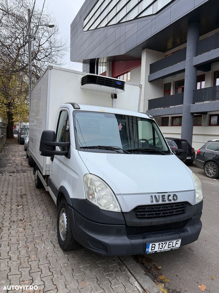 Iveco Daily 35c Frigorific Frig Carrier an 2014 Cub Izoterm 298.000km Istoric Service Facturi Kit Distribuție Ambreiaj Rezivie Frig AC Navi Discuri Placute Baterie Anvelope direcție suspensie Vopsea Ok TVA - 26