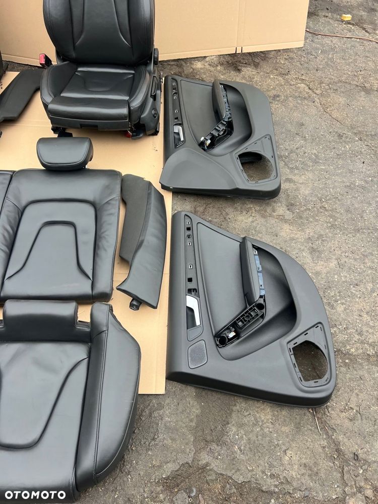 audi a5 8t lift sline sportback fotele kanapa skóra grzane s-line kpl. - 7