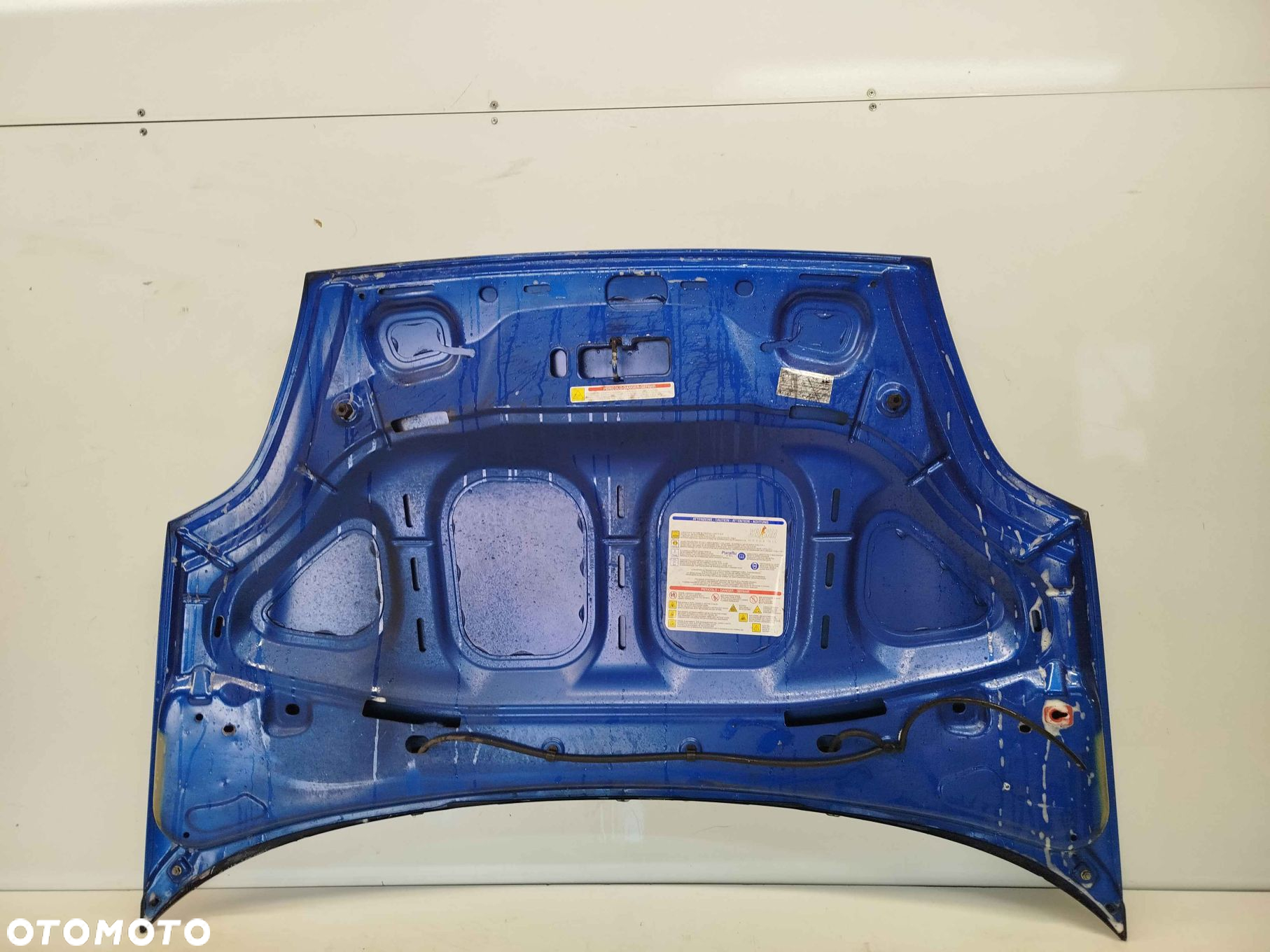 + MASKA POKRYWA SILNIKA FIAT GRANDE PUNTO EVO 494/B NIEBIESKA - 4