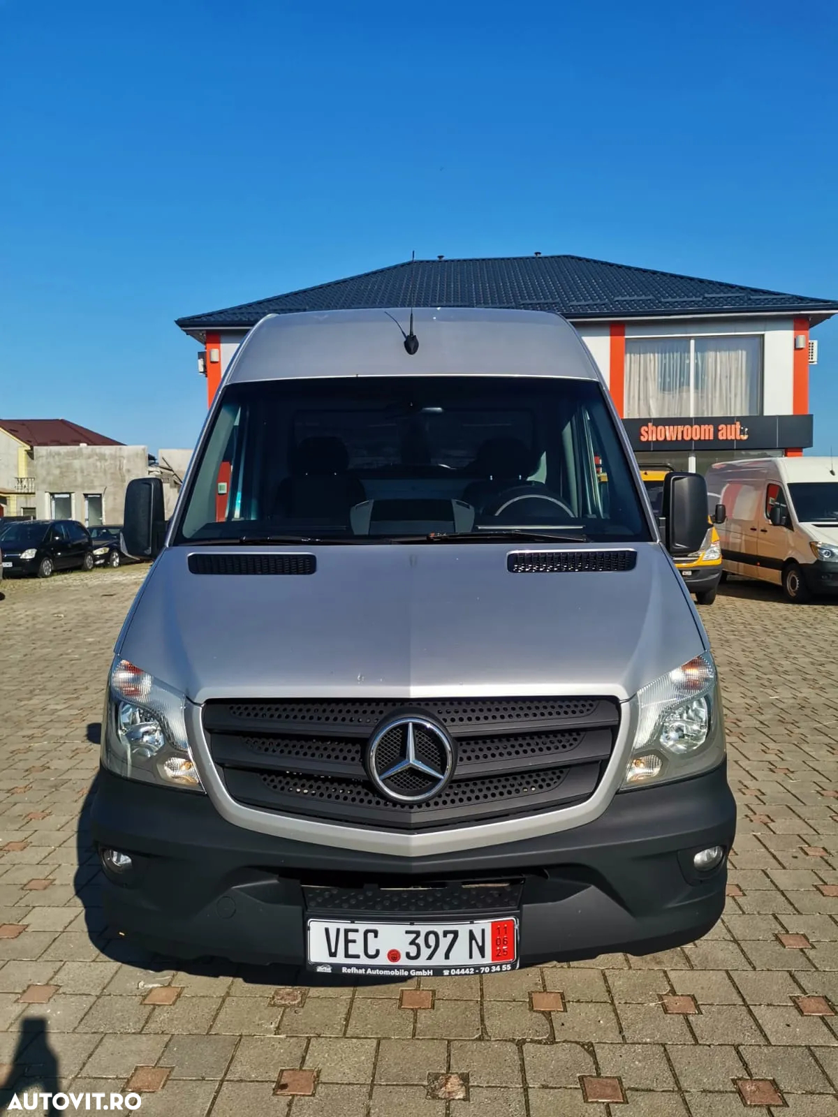 Mercedes-Benz Sprinter 316 CDI An Model 2018Cutie Automată Climă Navigație Mare Pilot automat Încălzire scaun șofer Comenzi volan Scaun pernă aer Cârlig - 3