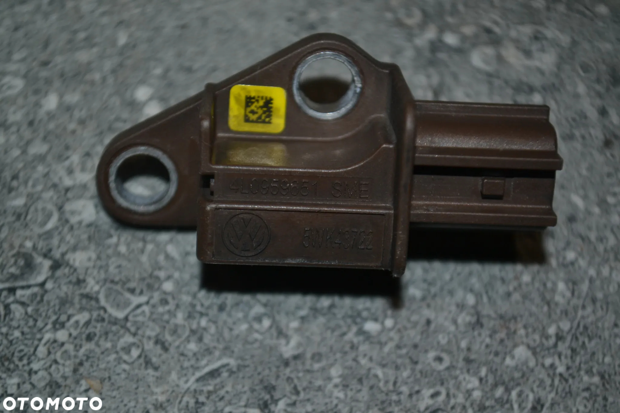AUDI A6 C6 CZUJNIK SENSOR UDERZENIA 4L0959651 5WK43722 - 2