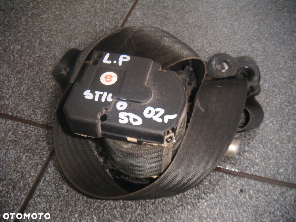 fiat stilo 5d napinacz- pas bezpieczeństwa lewy przód - 1