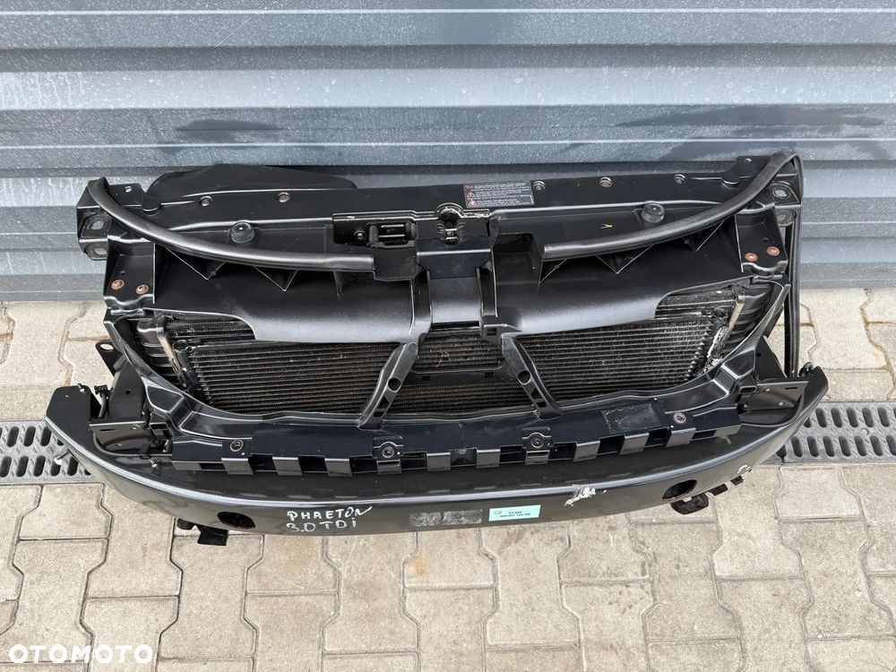 VW PHAETON 3.0 TDI PAS PRZEDNI WZMOCNIENIE CZOŁOWE CHŁODNICE RADAR - 3