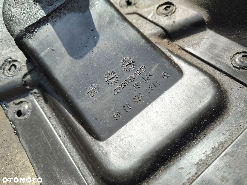 MERCEDES ML W164 4.0 cdi 420 Komplet Osłon Pod Silnik Skrzynie biegów Osłona pod Silnik w164 - 7