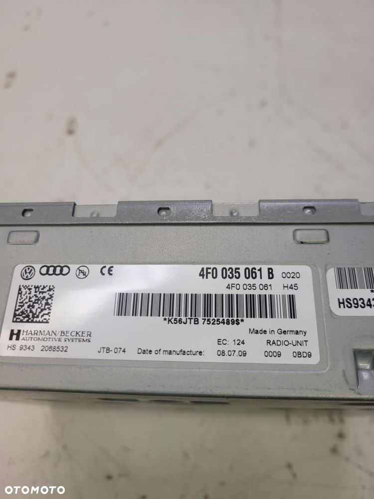 TUNER RADIOWY MODUŁ RADIA AUDI A5 Q5 A4 4F0035061B - 5