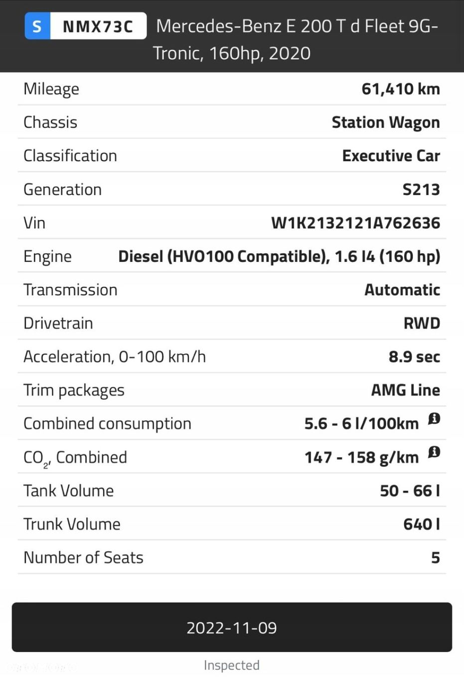 SILNIK Mercedes C205 W205 A205 1.6 CDI 160KM dokumenty 61tyś 654916 654.916 - 3