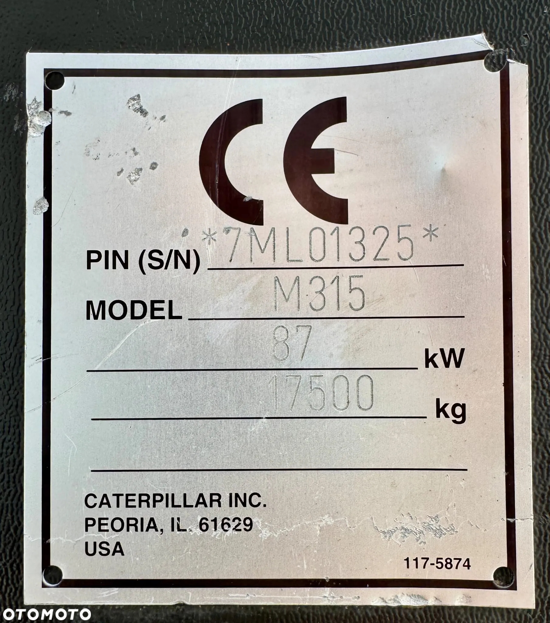 Caterpillar M315 - 9