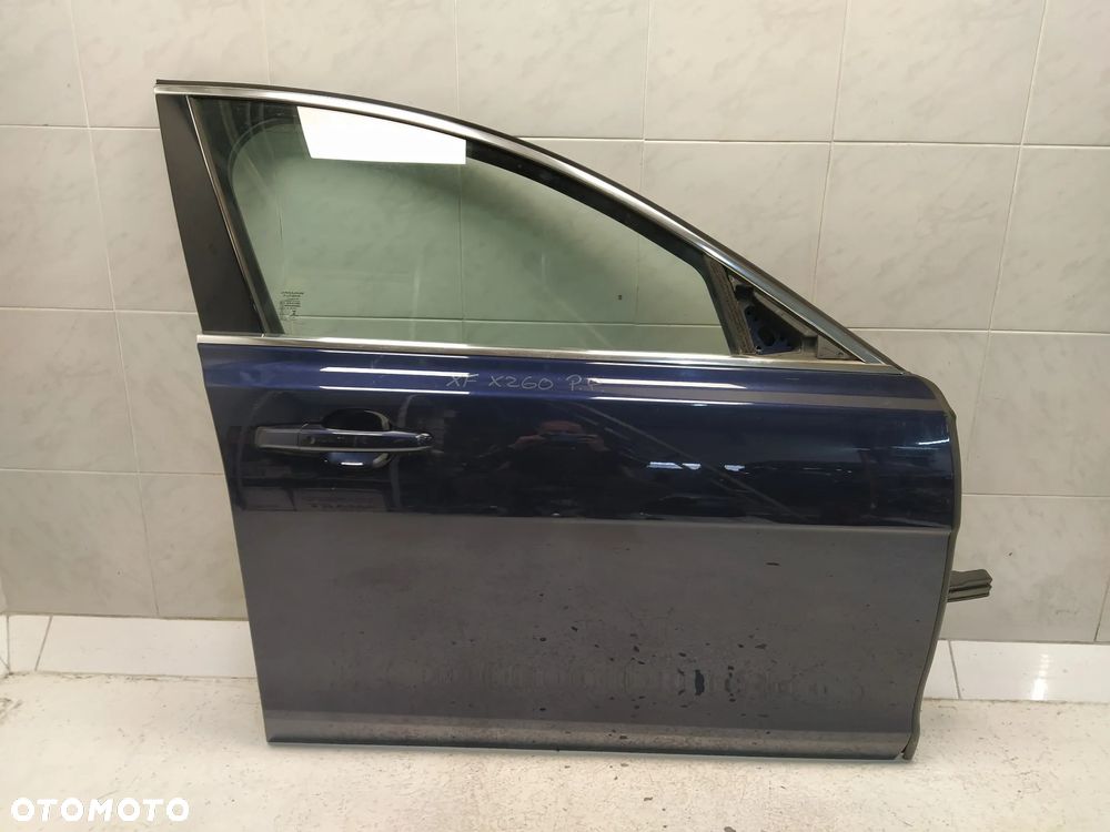 JAGUAR XF X260 DRZWI LEWY PRAWY TYŁ TYLNE PRZÓD PRZEDNIE SZYBY LOGOWANE RAMKA CHROM KLAMKI KOMPLETNE + ZAWIASY ORYGINAŁ - 12