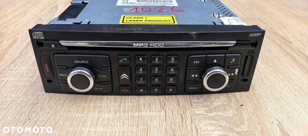 RADIO  RADIOODTWARZACZ CD CITROEN C5 III X7 96647951ZD - 2