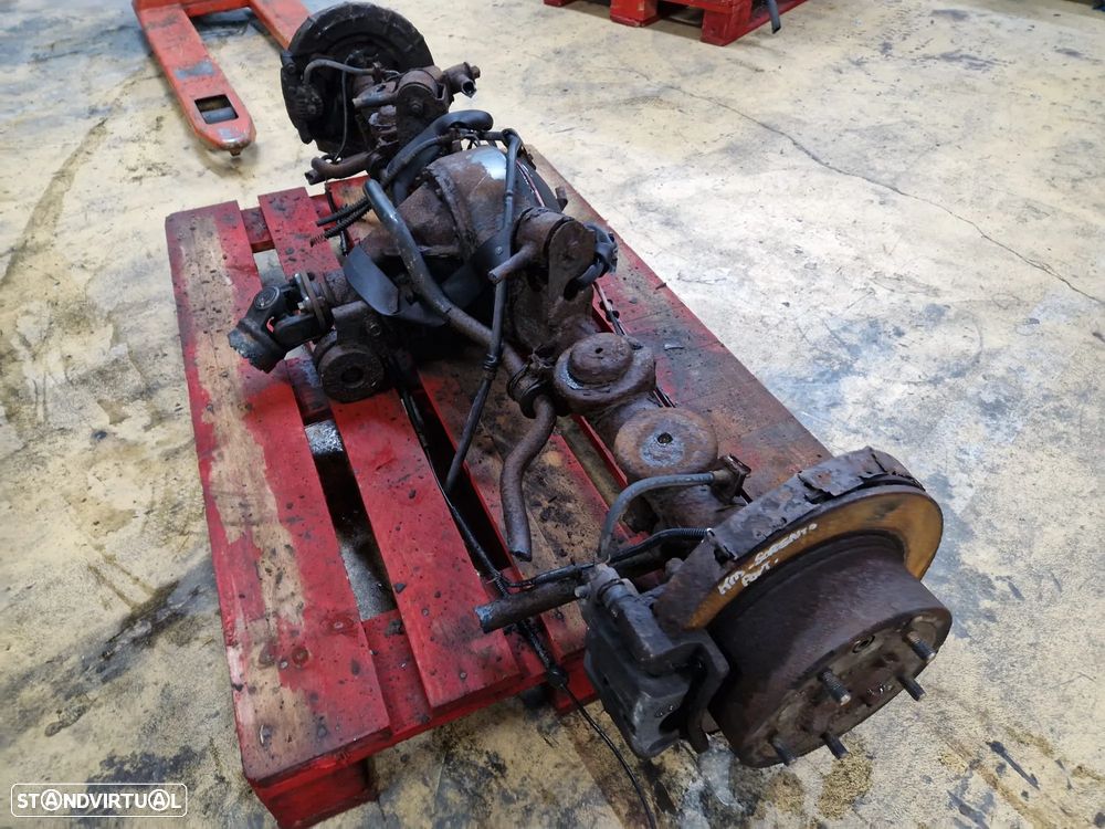 Eixo traseiro usado diferencial KIA SORENTO 2.5 CRDI semi eixos travagem - 5