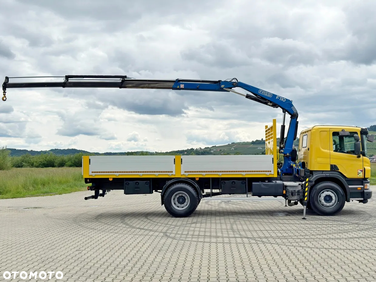 Scania P 270 * SKRZYNIA 6,15 m + FASSI F110A.23 + PILOT - 5