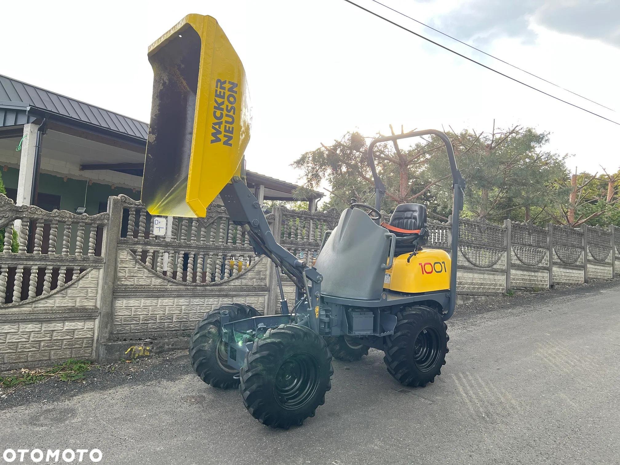 Wacker Neuson 1001 * Wozidło Budowlane Wacker Neuson 1 Tona * Wysoki Wysyp * Stan Bardzo Dobry * - 12