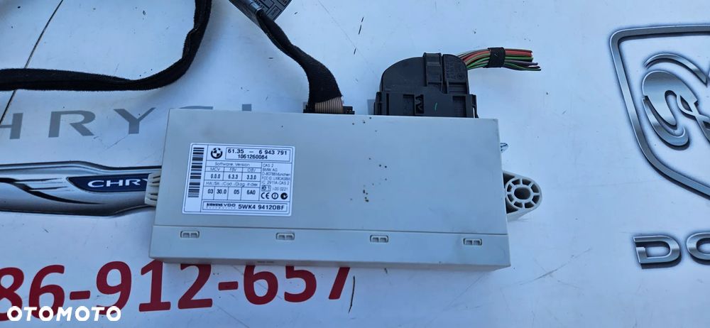 BMW 5 E60 2.3i N52 B25A Zestaw startowy do odpalenia auta komputer sterownik dme licznik moduł CAS 7561684 6983145 6943791 - 16
