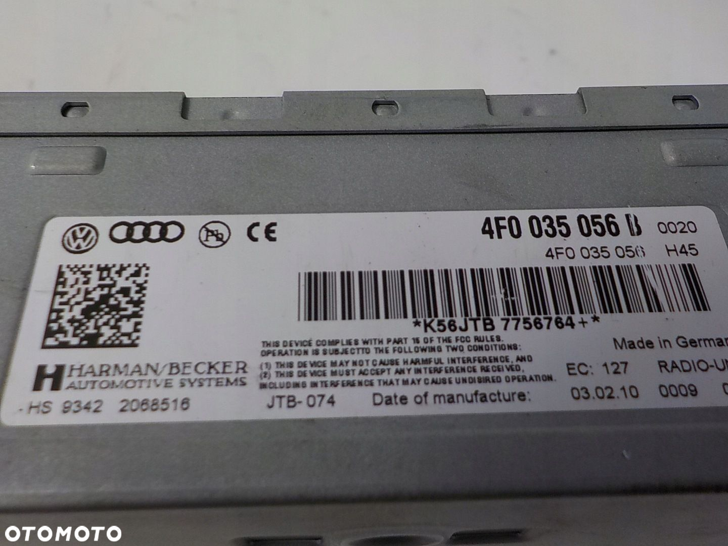 AUDI A4 B8 TUNER RADIA 4F0035056B - 2