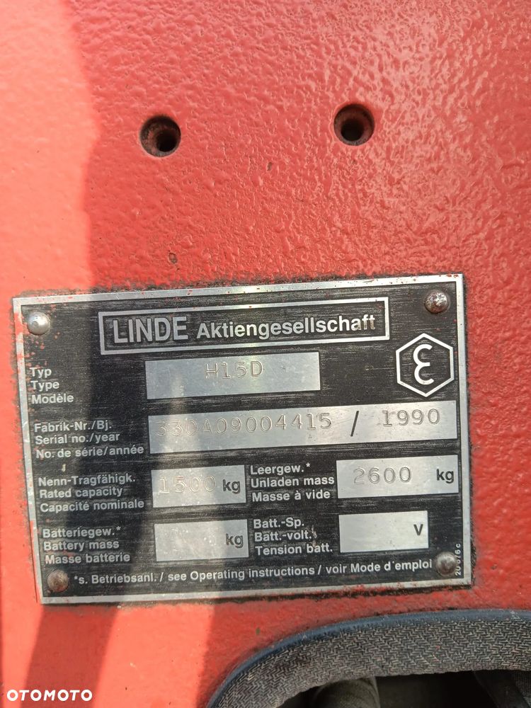Linde H15D - 12