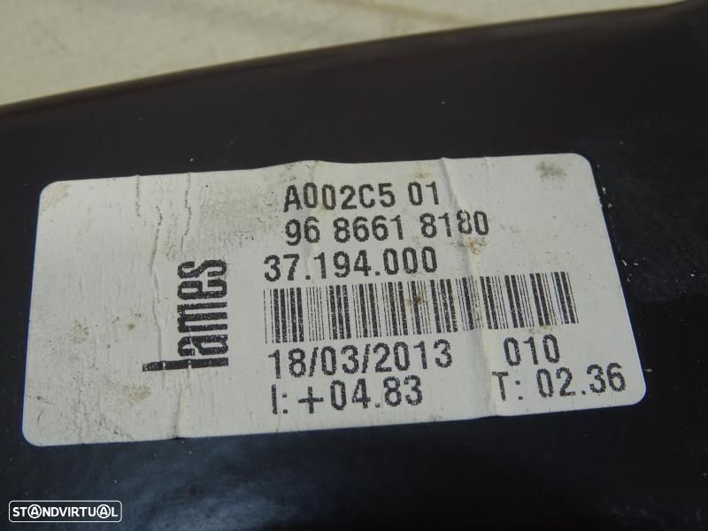 Elevador De Vidro Frente Esquerdo Peugeot 508 I (8D_)  9686618180 / 96 - 7