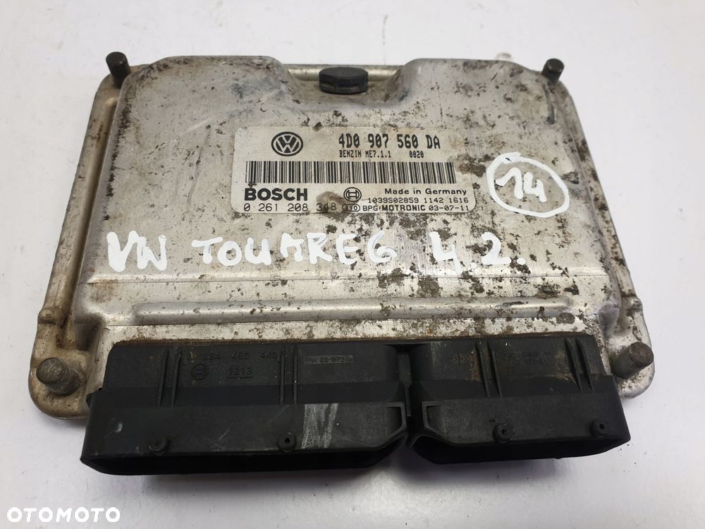 Touareg 4.2 V8 STEROWNIK SILNIKA 0261208348 - 6