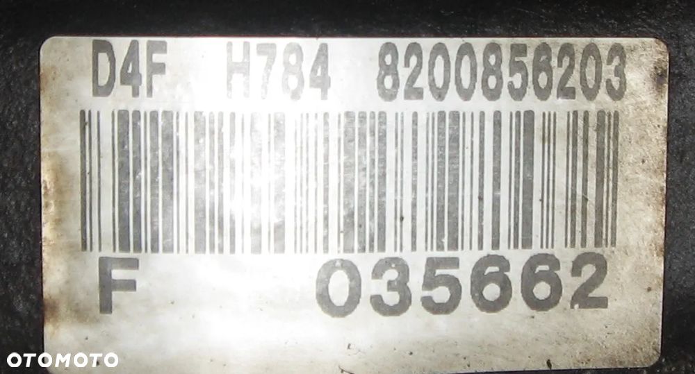 D4F H784 silnik motor 1.2 TCE CLIO III MODUS RENAULT - 4