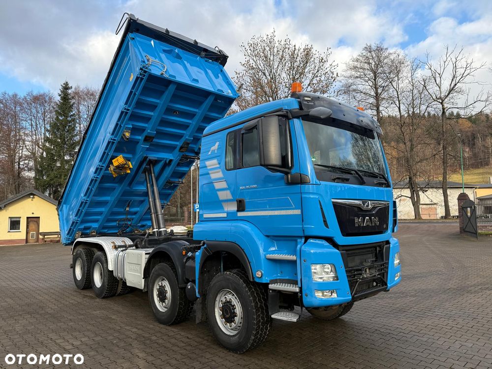 MAN 35.500 TGS wywrotka 8x6, 3-str. MEILLER, BORDMATIC, 283 t.km., TOP! - 7