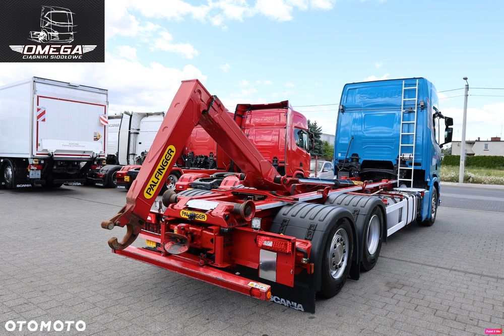 Scania R 450 Hakowiec // Oś skrętna // PALFINGER // Klima postojowa / - 31