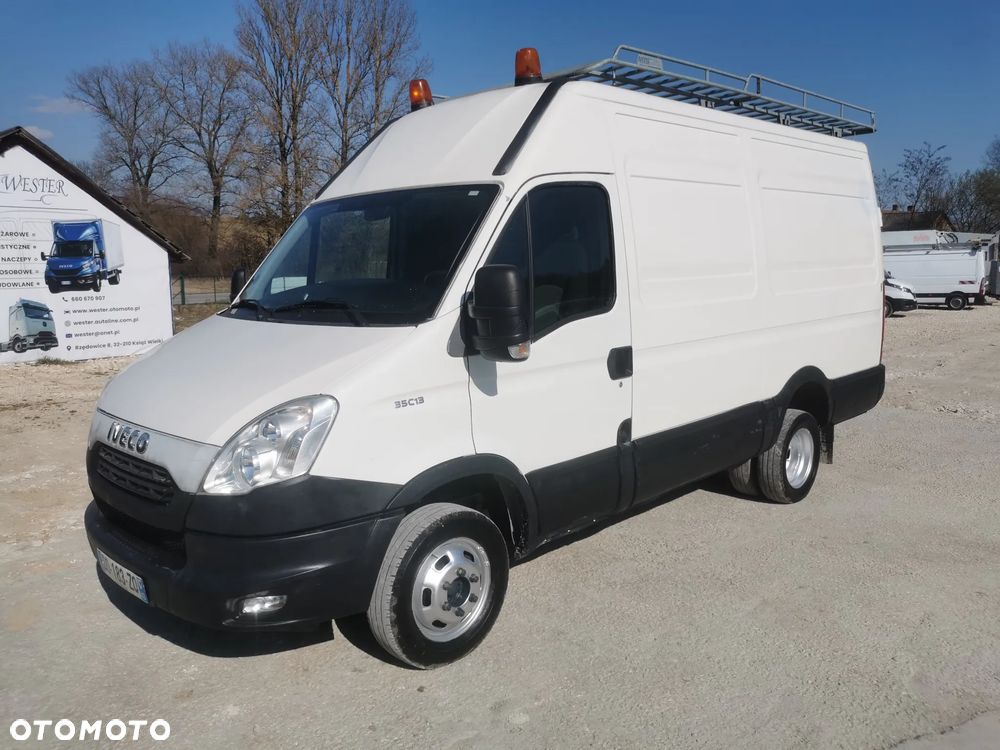 Iveco Daily 35C13 blaszak 130KM blizniak L3H3 długi wysoki Klima Bagażachowy Hak L2H3 - 1