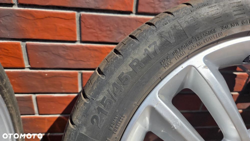 Koła opel Corsa D 215/45 R17 - 9