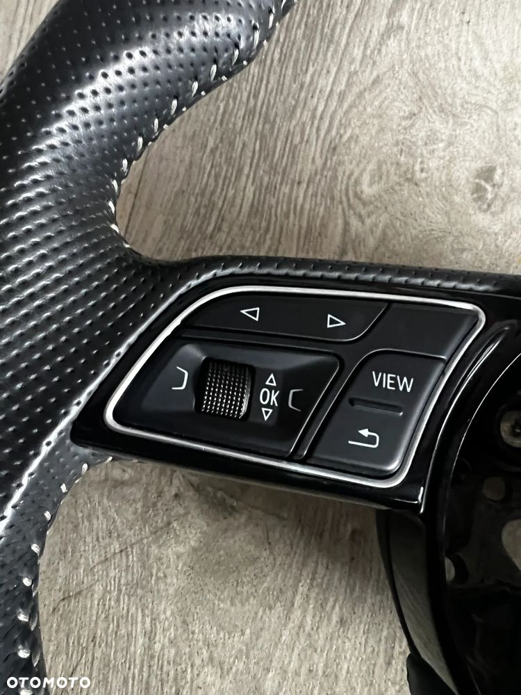 AUDI A4 A5 8W KIEROWNICA SKÓRA S-LINE 8W0419091AF ŁOPATKI - 3