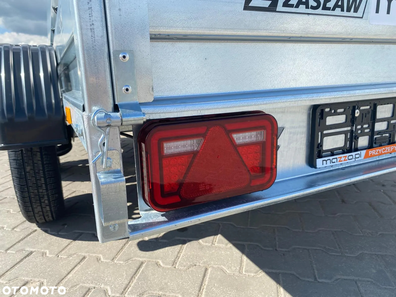 Zaslaw Dostawa Przyczepa DMC750kg 265x132x35cm, 2 osie SOLIDNA I MOCNA! HIT! - 22