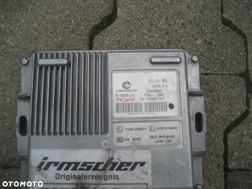 opel 2,4b sterownik lpg landi renzo 616580000 110r006011 - 2