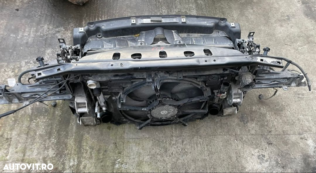 tragar trager calandru suport radiatoare Armătura bara fata bmw seria 5 GT F07 520d 530xd 525xd capete lonjeron cap spălător far gmw Electroventilator intercooler  absolut complet - 3