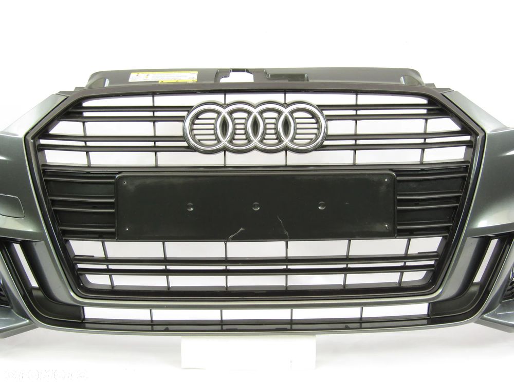 Zderzak przedni Audi A3 16 - 20 S Line Hatchback Sprysk./ Pdc-6  LZ7S - 8