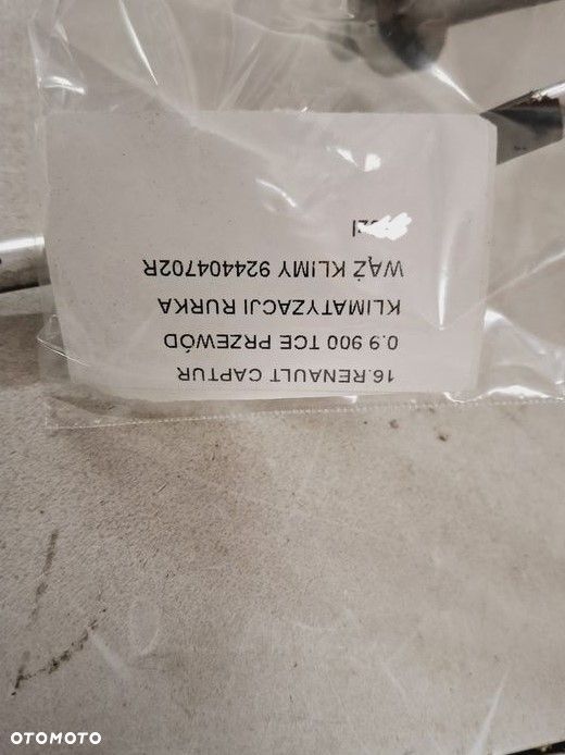 RENAULT CLIO IV 4 0.9 TCE PRZEWÓD RURKA KLIMATYZACJI 924404702R - 7