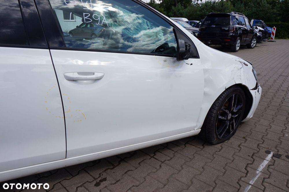 DRZWI PRZEDNIE PRAWE GOLF VI 5D HB LB9A  BIAŁY VOLKSWAGEN 2008-2016 - 4