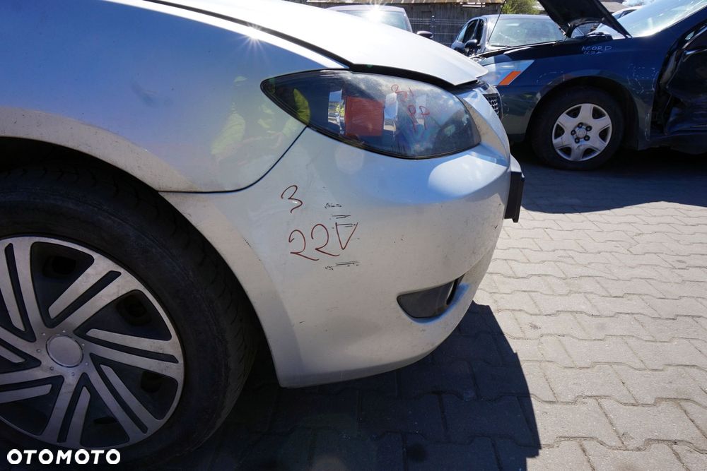 MASKA ZDERZAK BŁOTNIKI LAMPY 3 I BK 22V  MAZDA 2003-2006 SREBRNY PRZÓD KOMPLETNY - 25