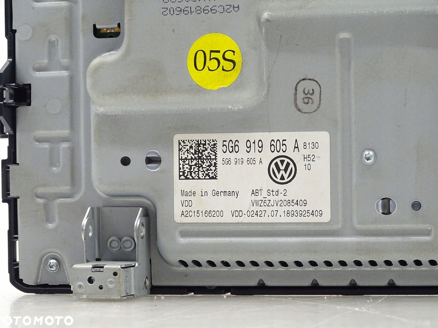 EKRAN WYŚWIETLACZ MONITOR LCD MMI MEDIA VW POLO VI 6 2G 5G6919605A - 4