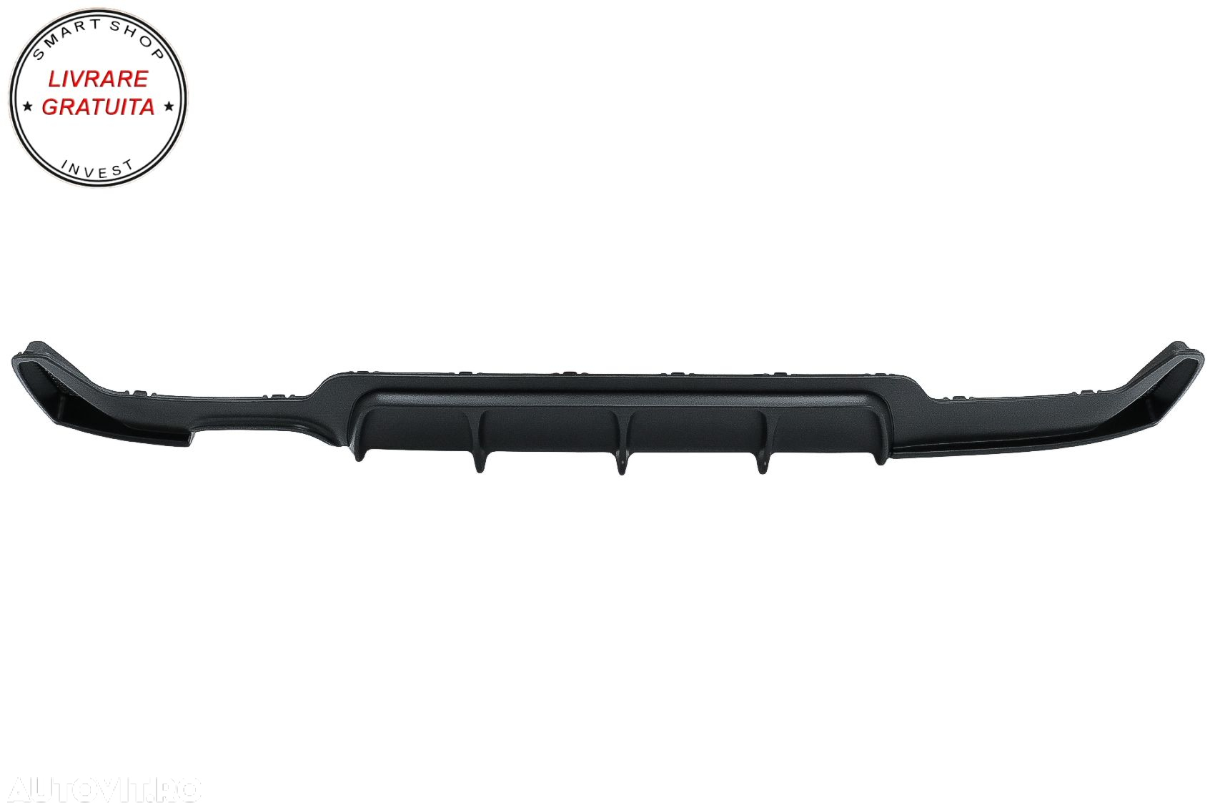 Difuzor Bara Spate cu o Evacuare Dubla BMW Seria 4 F32 F33 F36 (2013-2019) Negru M- livrare gratuita - 2