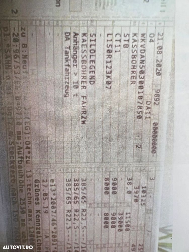 Kaessbohrer Transport CIMENT VRAC, 40mc, Masa propie 5,1t, Jante ALUMINIU, Capacitate 40mc, Axe SAF, Picioare sprijin, Produsa in GERMANIA, rulata in GERMANIA, Posibilitate leasing-PROMOTIE 29.900 EUR+Tva - 5