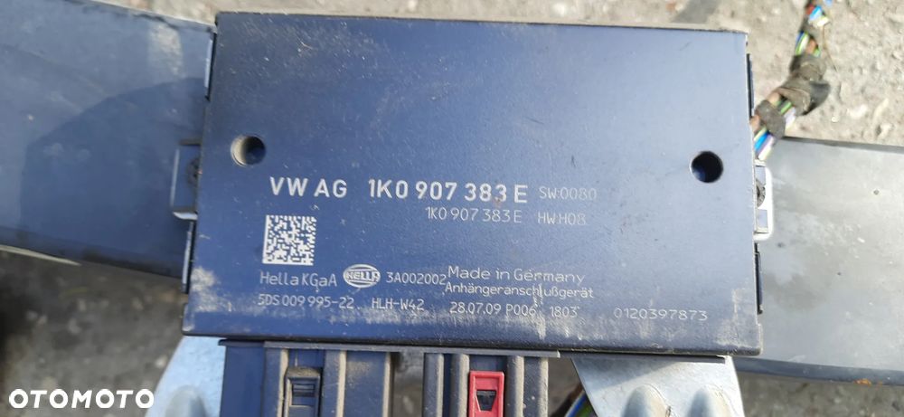 Golf 6 Golf VI Odpinany Hak Holowniczy Oris a50-x typ e455 5k0803881a moduł 1k0907383e - 4