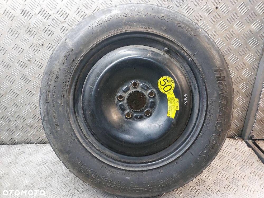 KOŁO DOJAZDOWE 5x108 4Jx16 ET25 FI63,4 125/90R16 2007R HANKOOK 1S71MH - 1