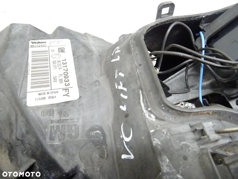 OPEL VECTRA C GTS LIFT 05-08 LAMPA LEWA PRZÓD PRZEDNIA BIXENON 13170933 - 2