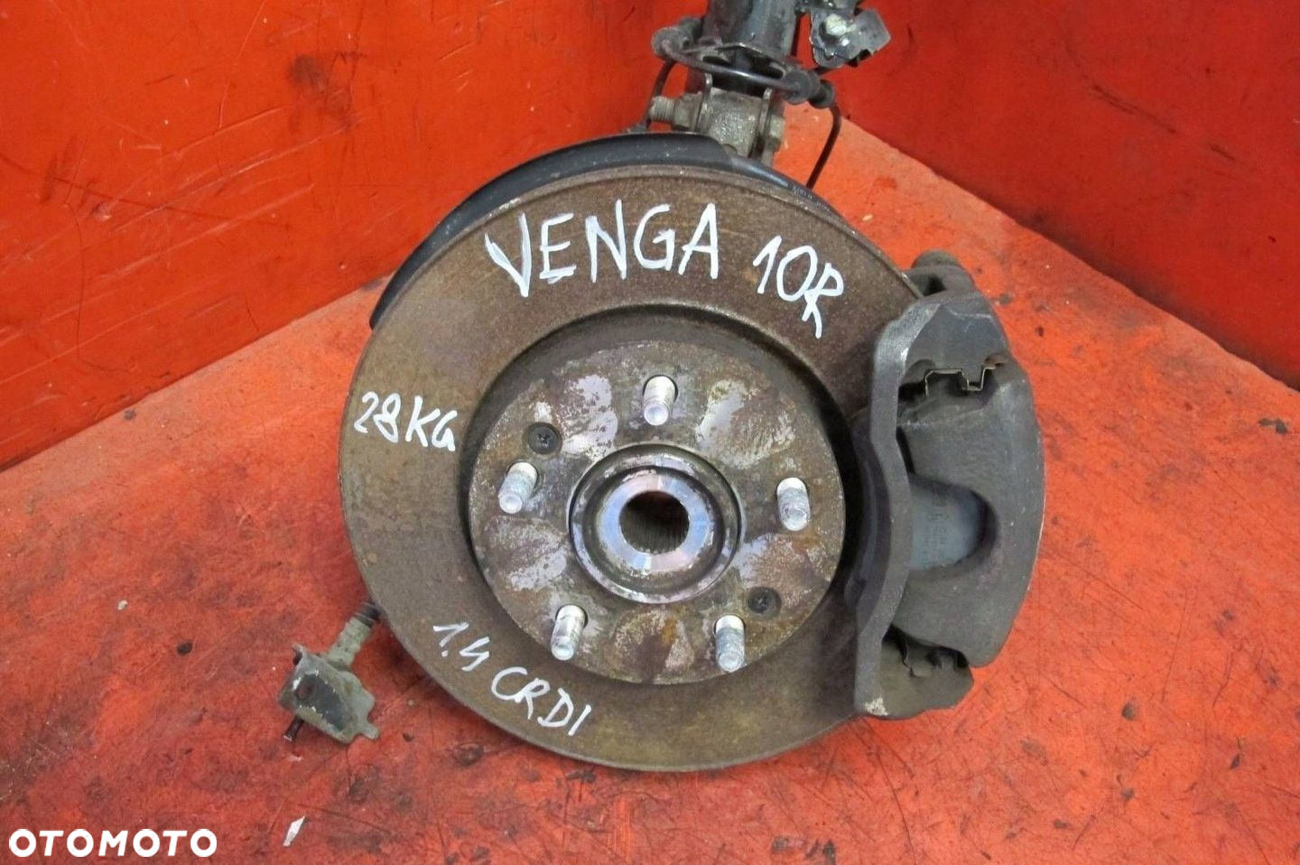 KIA VENGA YN 1.4 CRDI D4FC ZWROTNICA PRAWA PRZÓD AMORTYZATOR MCPHERSON KPL - 3