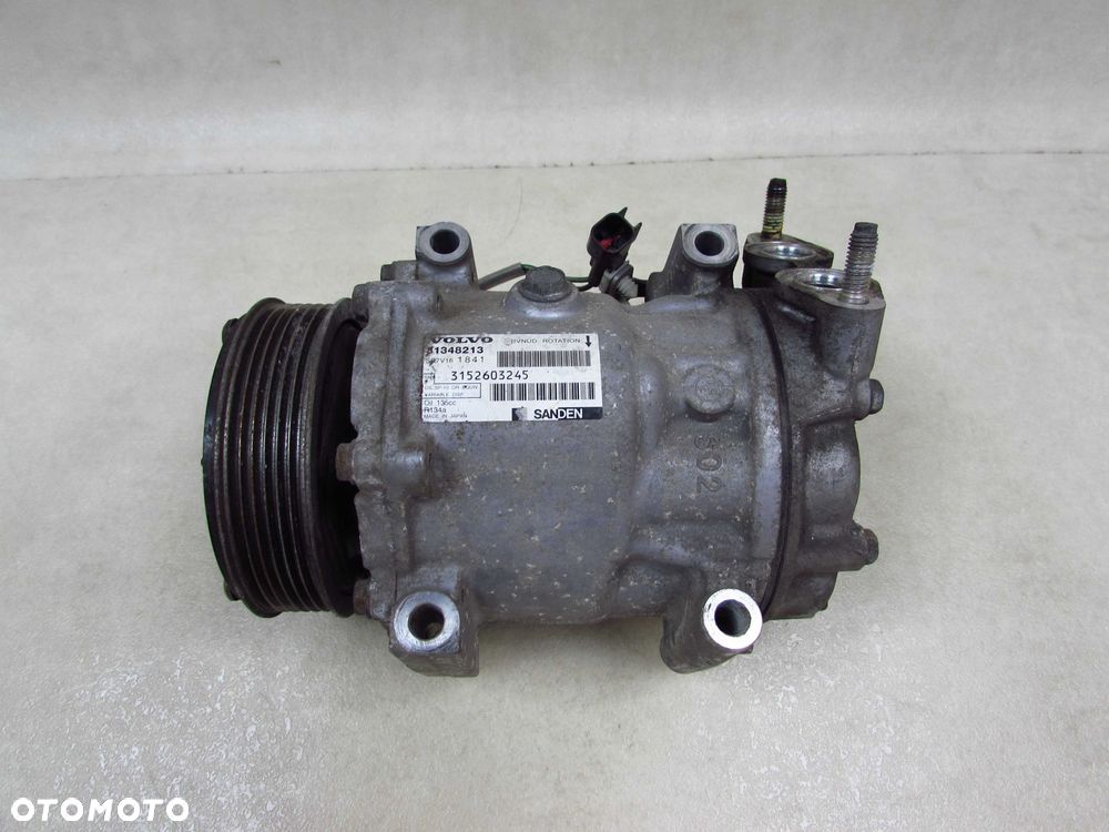 VOLVO V40 V50 S60 II V60 S80 V70 1.6 D2 10- SPREZARKA KOMPRESOR KLIMATYZACJI 31348213 9565305145 - 1