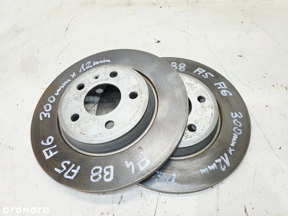 TARCZA TARCZE HAMULCOWE TYŁ AUDI A4 B8 A5 8T A6 C7 300 MM x 12 MM DELPHI - 1