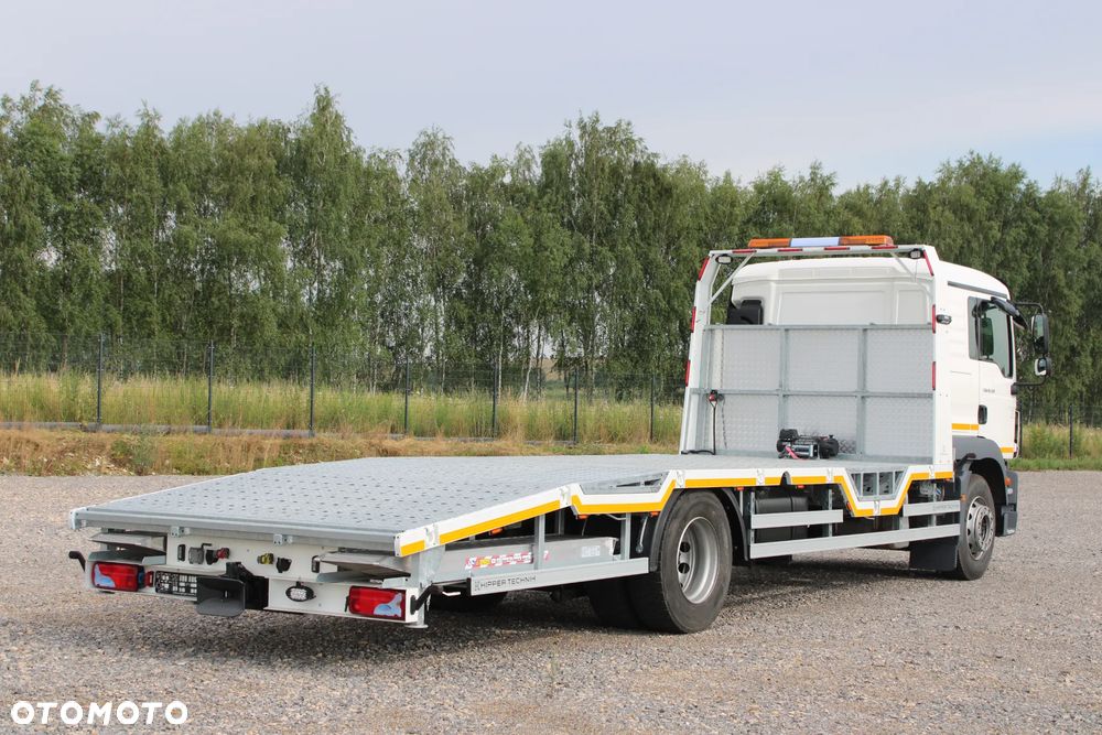 MAN TGM 18.320 Laweta Pomoc Drogowa Najazd Nowa zabudowa Kabina sypialna spanie łóżko TGX TGS Antos TGL Atego - 4