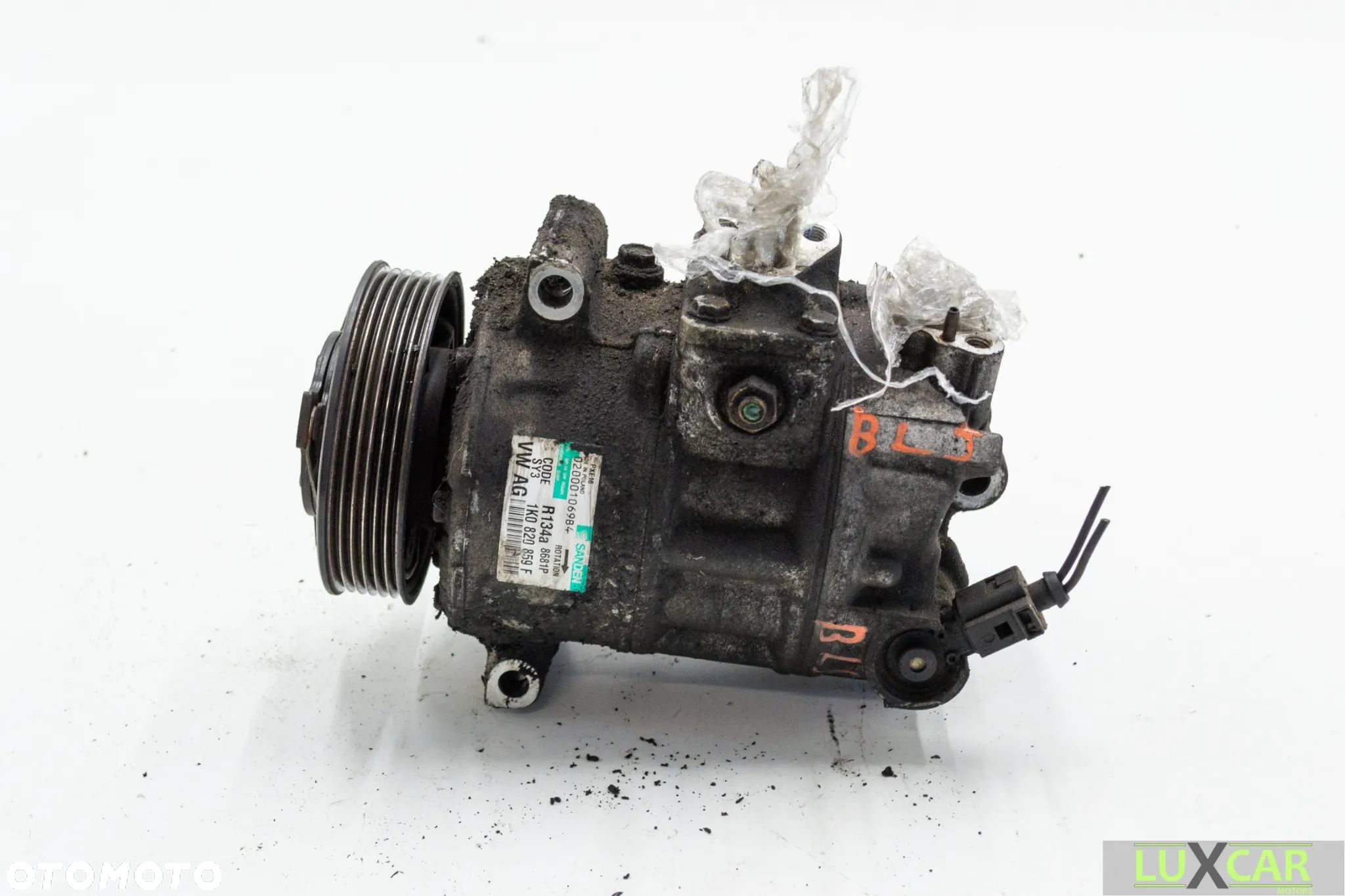 SPRĘŻARKA KOMPRESOR KLIMATYZACJI AUDI SKODA VW 1K0820859F - 1