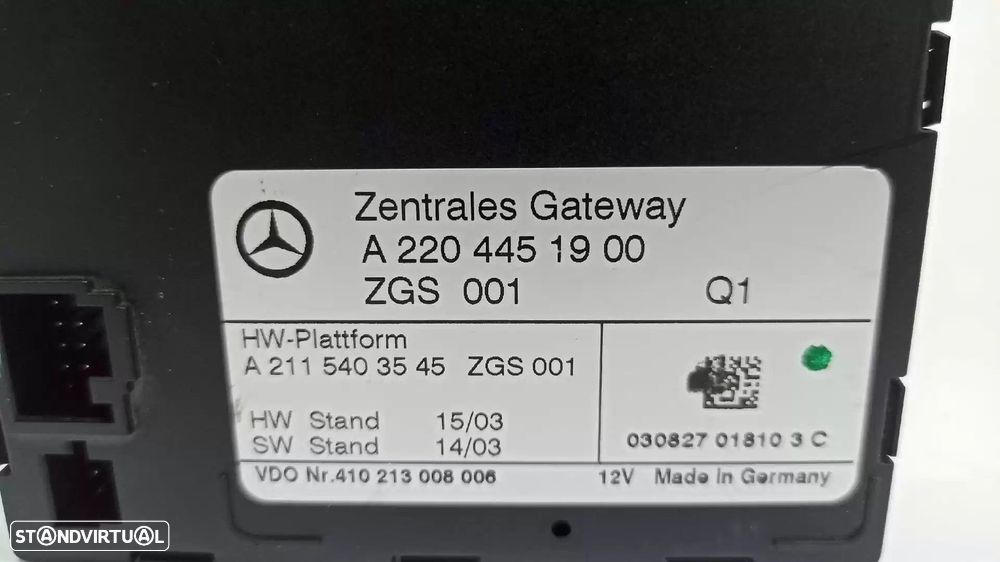 MODULO CONFORT MERCEDES-BENZ CLASSE S 2003 -A2115403545 - 4