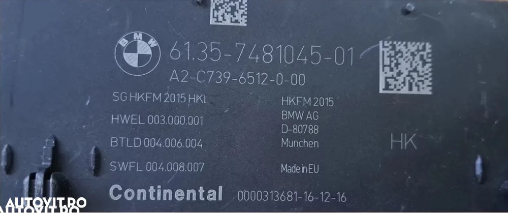 Ecu modul calculator portbagaj G30 F90 G11 G12 G01 F97 G02 F98 - 2